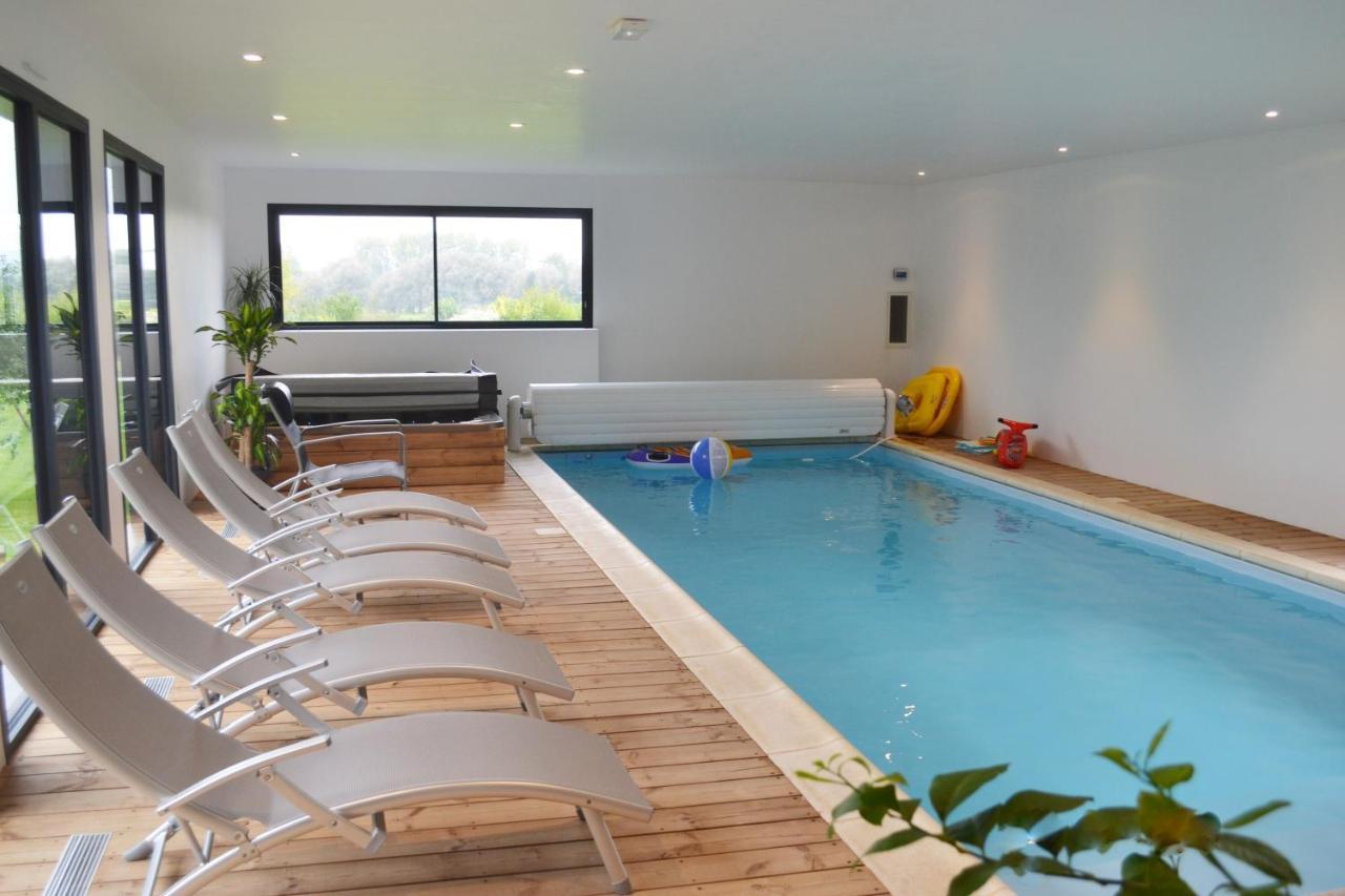 Piscine Interieure Privee Chauffee Toute L Annee Et Spa St Martin Saint-Martin-l'Hortier Kültér fotó