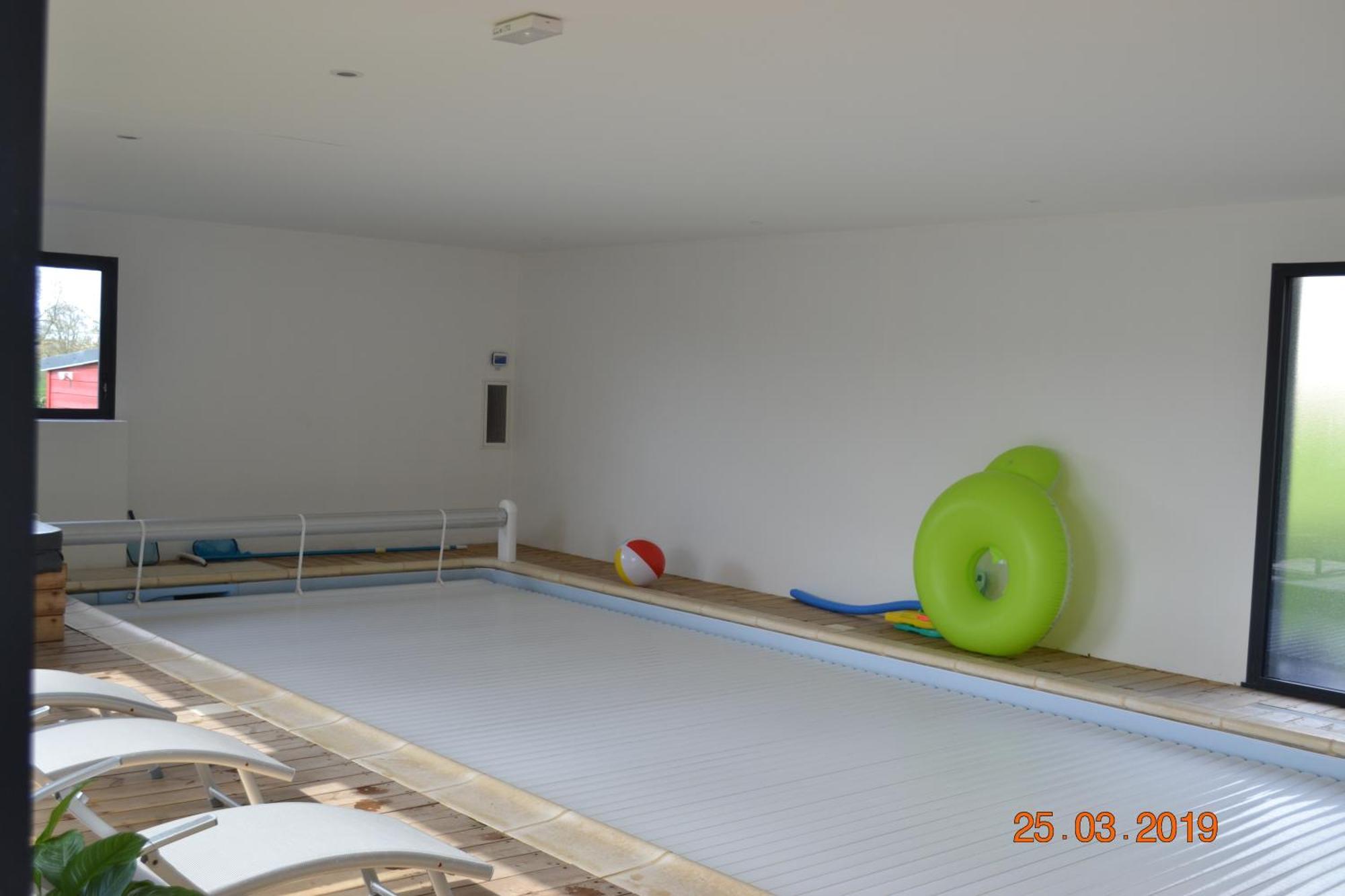 Piscine Interieure Privee Chauffee Toute L Annee Et Spa St Martin Saint-Martin-l'Hortier Kültér fotó