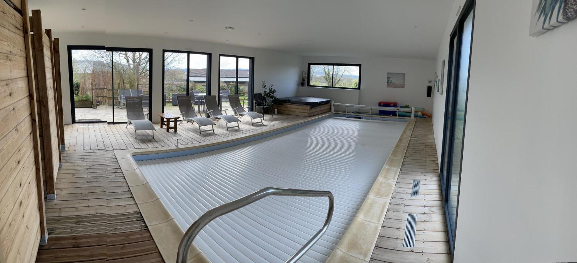 Piscine Interieure Privee Chauffee Toute L Annee Et Spa St Martin Saint-Martin-l'Hortier Kültér fotó