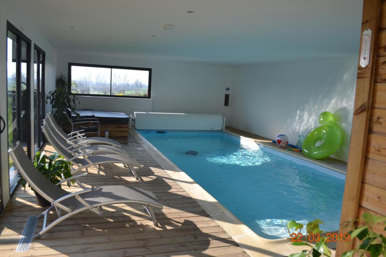 Piscine Interieure Privee Chauffee Toute L Annee Et Spa St Martin Saint-Martin-l'Hortier Kültér fotó